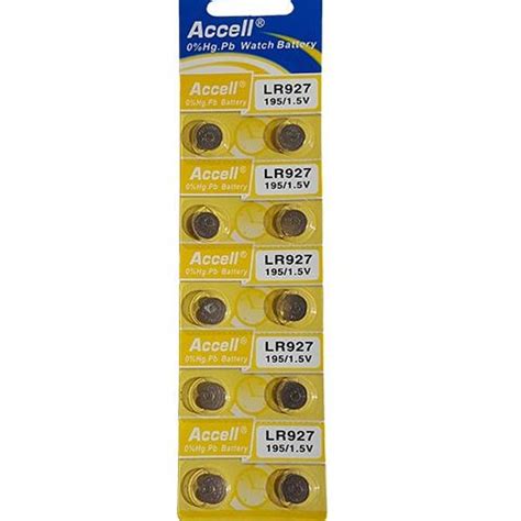 ถ่าน Accell LR927 ราคาแผงละ 25฿ ถ่านเครื่องคิดเลข ถ่านใส่ของเล่น (1แผง ...