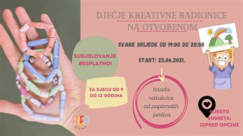 Alfa Albona Organizira Besplatne Radionice Za Djecu Od Do Godina