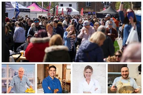 Celebrity Chefs Revealed For 2023 Bishop Auckland Food Festival