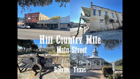 Hill Country Mile Main Street Downtown Boerne Texas Youtube