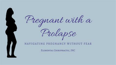 Pregnant With A Prolapse — Dr Lauren Keller Chiropractor