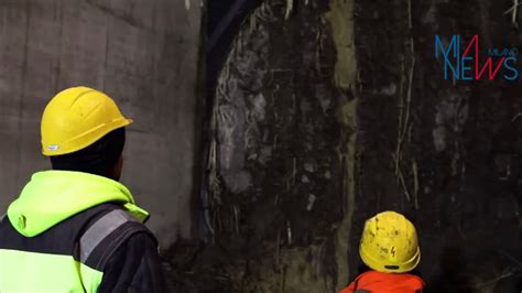 M Tratta Ovest L Arrivo Della Talpa Nella Stazione Frattini Video