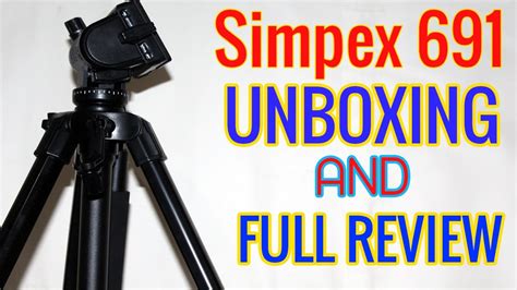 Hindi हनद Best Budget Tripod Unboxing Review of Simpex 691