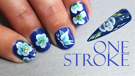 Dise Os De U As Decoradas Con T Cnica One Stroke Por Verynailsart