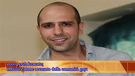 Ecco Perch Checco Zalone Accusato Dalla Comunit Gay Youtube