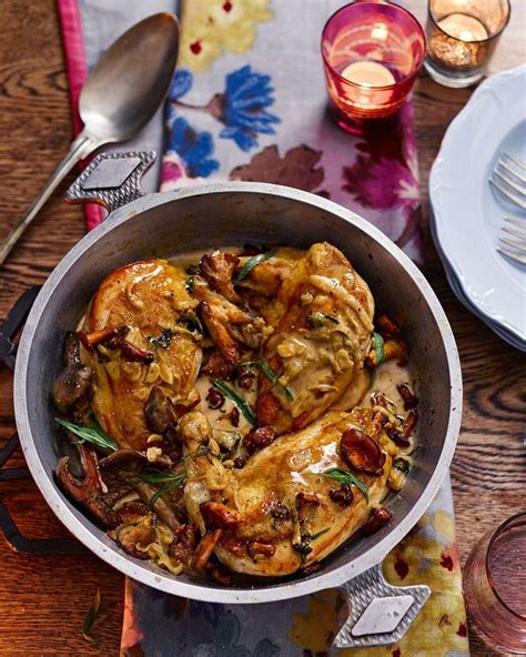 Chicken Supremes With Wild Mushroom And Tarragon Sauce Recipe Chicken Supreme Recipe