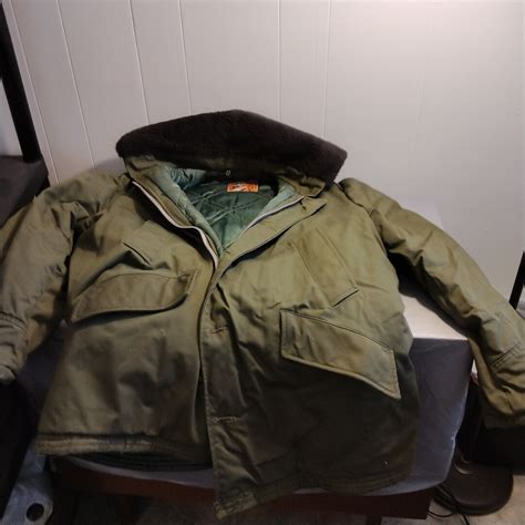 Vintage Commando Industrial Outerwear Coat Mens Winter Coat With Hood