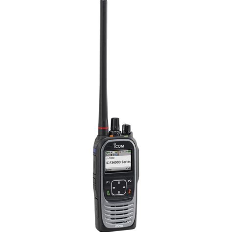 Icom F3400ds 136 174 Mhz Vhf Idas Portable Radio Digital Portable Handheld Radios Two Way