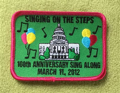 Girl Scouts Heart Of Central California 100th Anniversary Patch