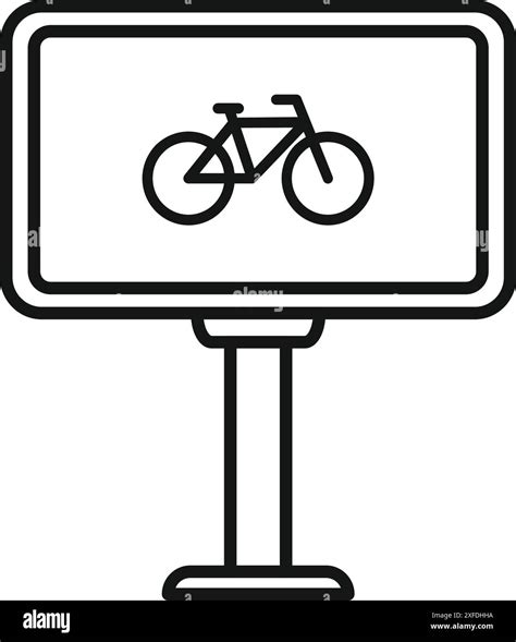 Bicycle parking sign showing designated area for bike parking Stock ...