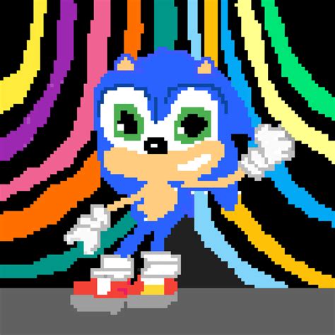 My Pixel Art Of Sonic From Sonic Colors by Vivielle2825 on DeviantArt