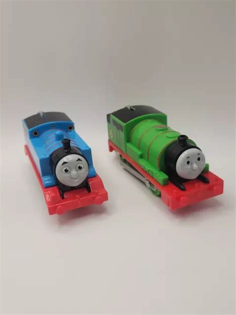 THOMAS & FRIENDS TrackMaster Percy and Thomas Motorized Train Engines ...