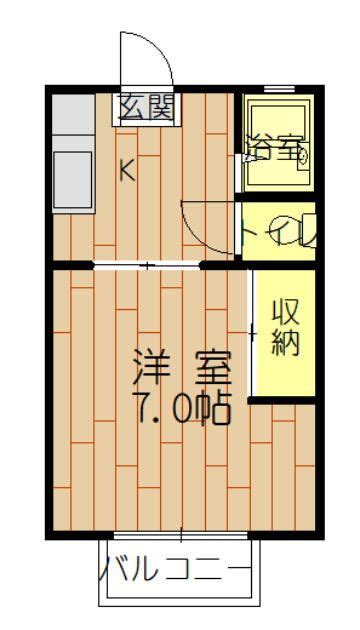 【ハトマークサイト】福岡県福岡市城南区友丘2丁目の マツヤハウス202 1k アパート