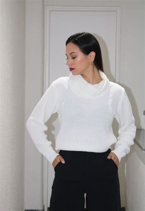 Blusa Tricot Gola Boba