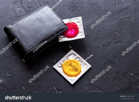 Concept Safe Sex Condom On Dark Stock Photo Shutterstock