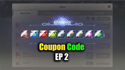 Summoners War Chronicles Coupon Code Ep Youtube