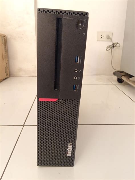 lenovo  desktop cpu  lenovo  inches monitor computers tech