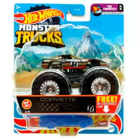 Corvette Hot Wheels Monster Truck DoRéMi Brinquedos