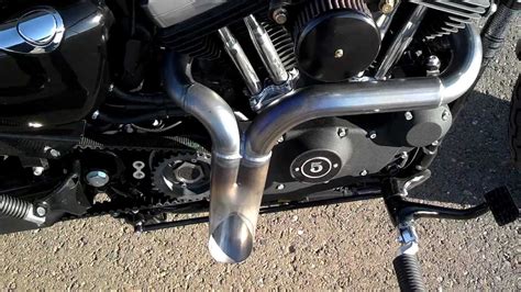 Harley Exhaust Video Performance 2 Into 1 Pipe P 5 Harley 883