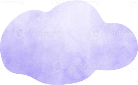 Purple Watercolor Cloud 30774997 Png