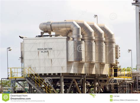 Planta de dessanilização foto de stock Imagem de refrigerar 1787380