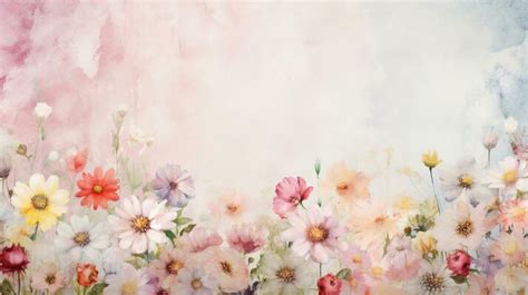 Watercolor Flower Wallpaper Stock Photos, Images and Backgrounds for ...