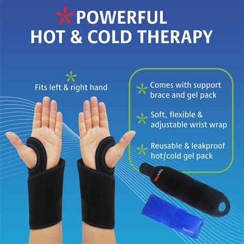 Buy Therapaq Wrist Ice Pack Wrap Hand Support Brace Gel Ice Packs For Injuries Reusable Hot