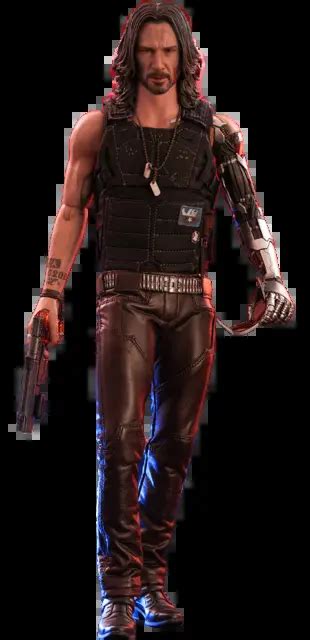 Cyberpunk Johnny Silverhand Keanu Reeves Action Figure Vgm