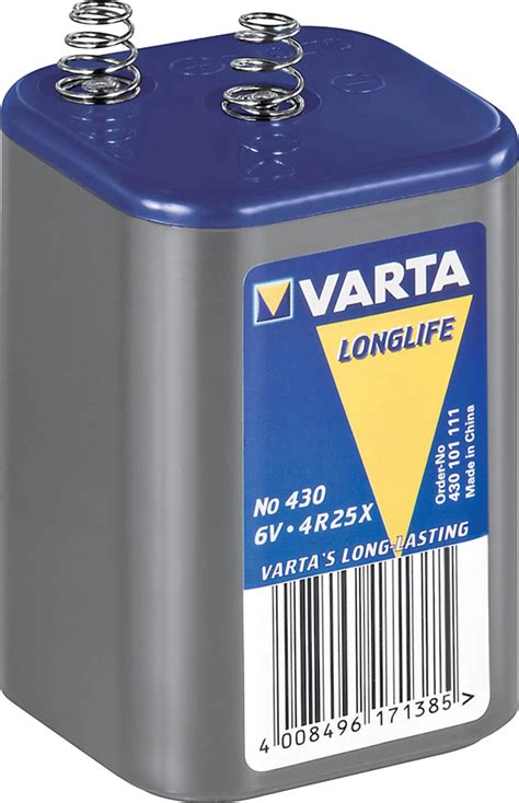 BATTERIE 4R25X LONG LIFE 6V x1 VARTA Méga Piles