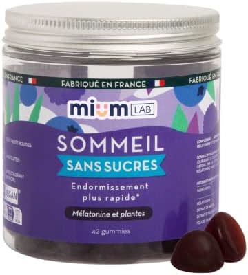 Mium Lab Compl Ment Alimentaire Sommeil Sans Sucre Gummies