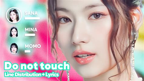 Misamo Do Not Touch Line Distribution Lyrics Karaoke Patreon Requested Youtube