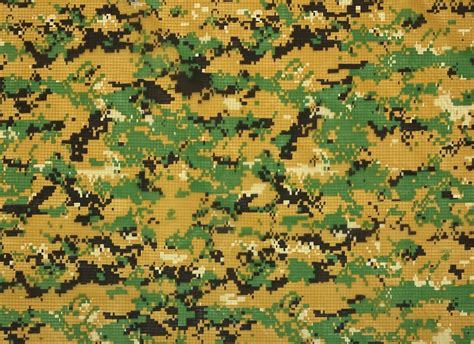 Marpat Woodland 70d Fr Marine Camo Logo 15 Oz Nylon Ripstop Fabric By