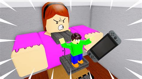 Baldi Escapes The Giant Angry Mom Obby Roblox Angry Mom Obby Youtube