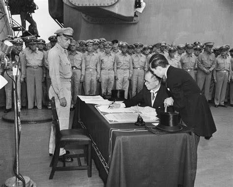 Naval History In Photos The Surrender Of Japan World Of Warships