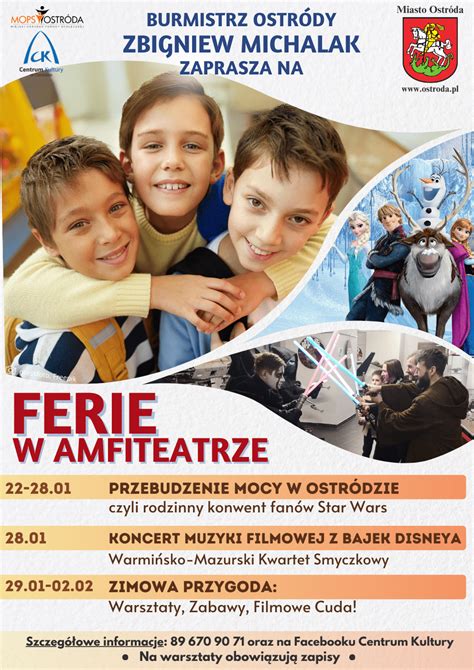 Ostr Dzkie Ferie Zimowe Centrum Kultury W Ostr Dzie