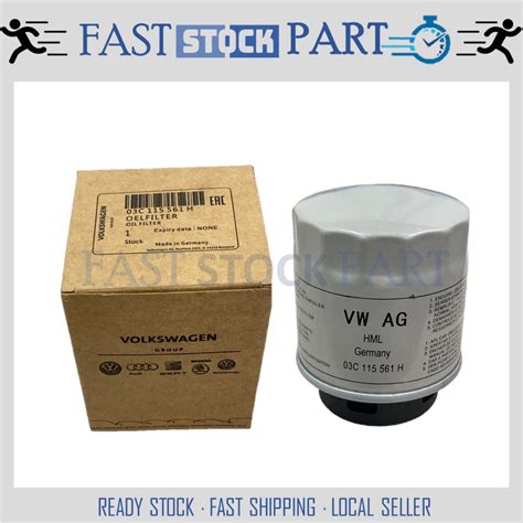 1PC VOLKSWAGEN AUDI OIL FILTER 03C115561H VOLKSWAGEN GOLF JETTA BEETLE