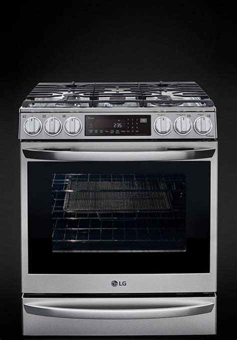 Lg Lsgl6337d 6 3 Cu Ft Smart Wi Fi Enabled Probake Convection® Instaview® Gas Slide In Range