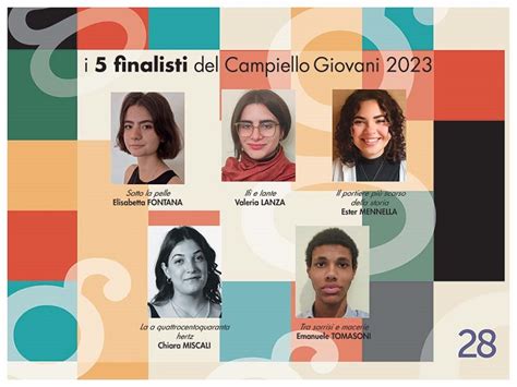 Premio Campiello Giovani 2023 La Cinquina Finalista GLICINE