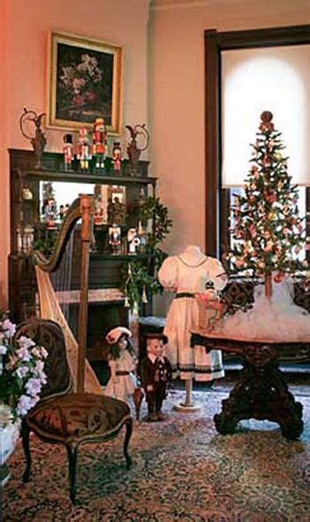 Victorian Christmas Parlor In An 1867 Mansion