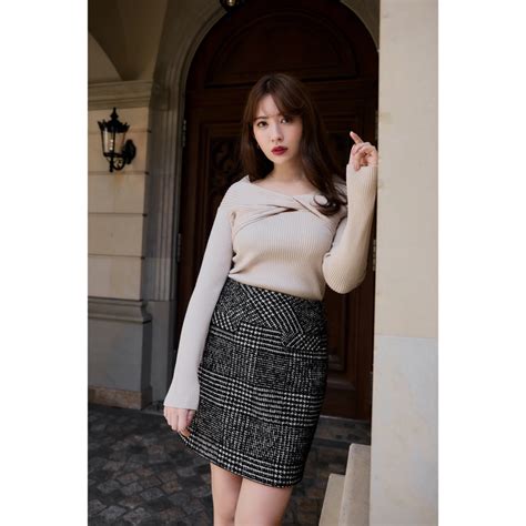 Her Lip To Hemingway Check Tweed Skirt Herliptoの通販 By Mimi｜ハーリップトゥならラクマ