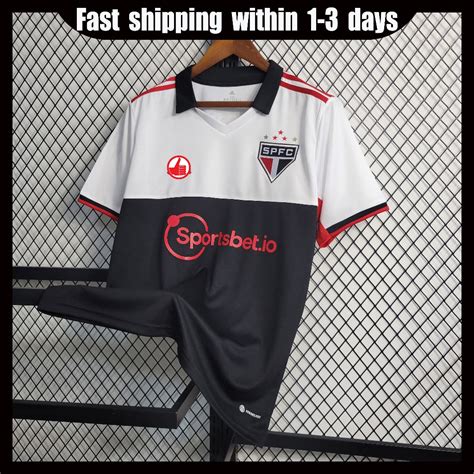 Camisa Da Equipe Masculina 2022 Away L Futebol Paulo SBL Shopee Brasil