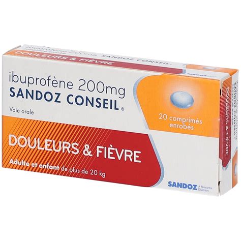 Sandoz Ibuprof Ne Mg Pc S Redcare Pharmacie