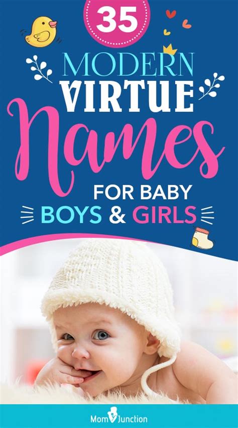 35 Popular And Modern Virtue Names For Baby Boys And Girls