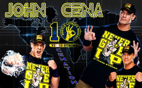 John Cena 2013 10 Years Strong Wallpaper By Wweaks By Wweaks5 On Deviantart