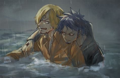 Law X Sanji Lawsan Ship One Piece Trafalgar Law And Vinsmoke Sanji