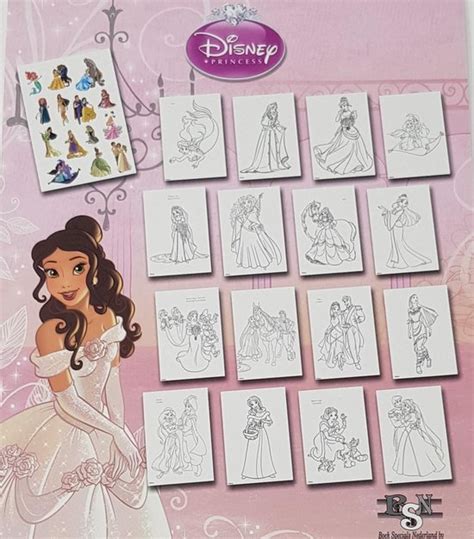 Disney Princess Super Kleurboek Met Stickers Sticker Color