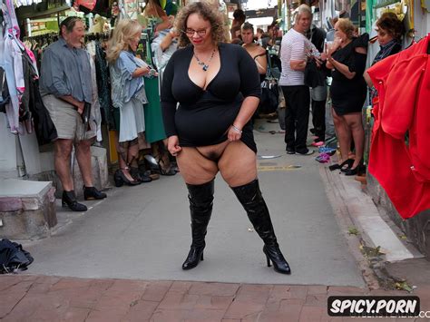 Image Of Ssbbw Granny Woman German Obese Body Tipe Without Shoes