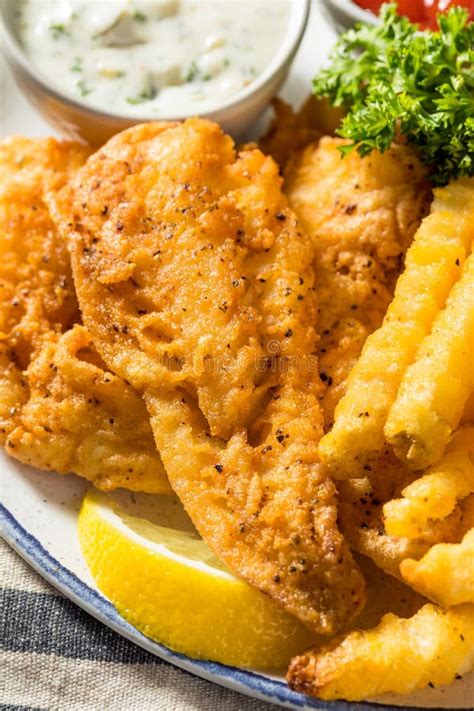 Homemade Lent Fish Fry stock photo. Image of delicious - 244002326