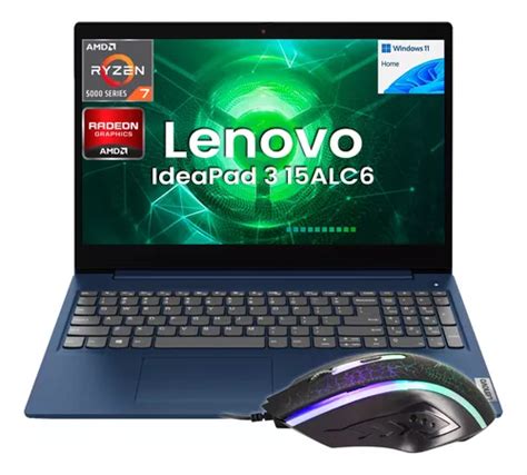 Laptop Lenovo Ideapad Ryzen 7 12gb Ram 512gb Ssd Meses sin interés