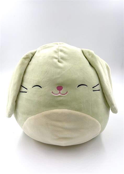 Squishmallows Isabella Mint Green Bunny Plush Easter Kellytoy